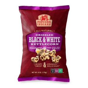 Popcorn Indiana Drizzled Black & White Kettlecorn