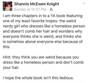 Wow. What a snarky bitch this Shannis is! 