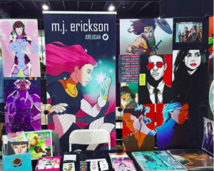 MJ_Erickson_Denver_Comic_Con_booth